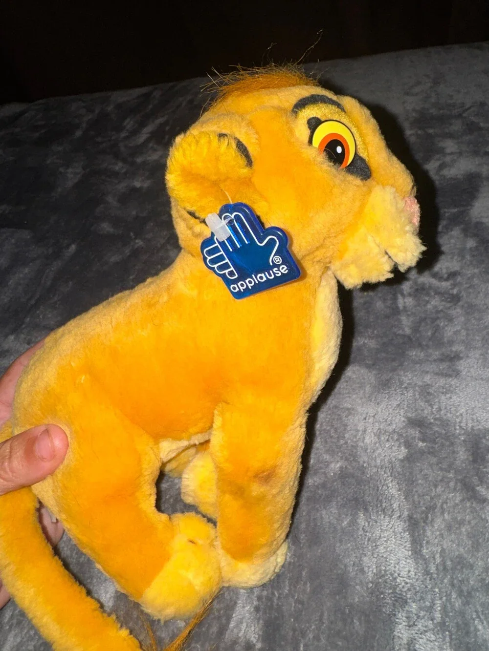 Applause Simba Plush Toy Yellow The Lion King